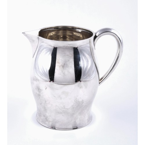 187 - A SILVER PITCHER, PAUL REVERE REPRODUCTION, TIFFANY AND CO, MODERN