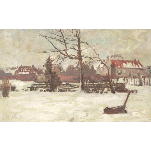 1027 - Frans David Oerder (Dutch 1867 - 1944) WINTER SCENE