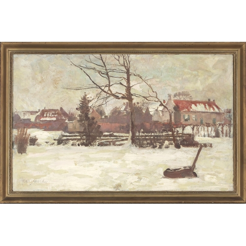 1027 - Frans David Oerder (Dutch 1867 - 1944) WINTER SCENE