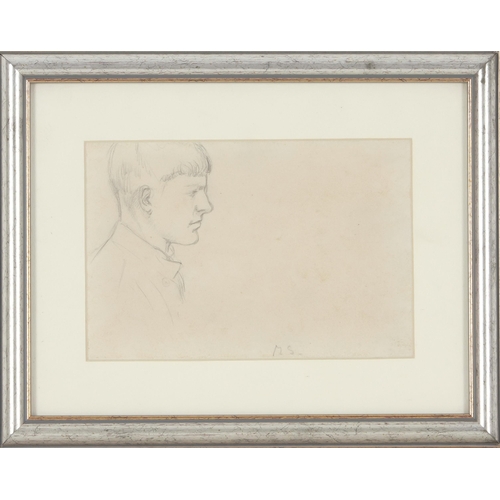 459 - Maud Frances Eyston Sumner (South African 1902 - 1985) STUDY SKETCH OF A MAN