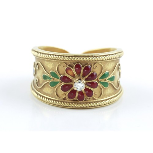 1723 - A GOLD DRESS RING