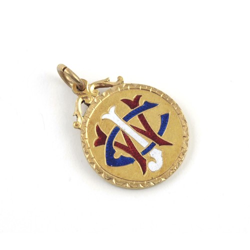 1711 - A GOLD PENDANT