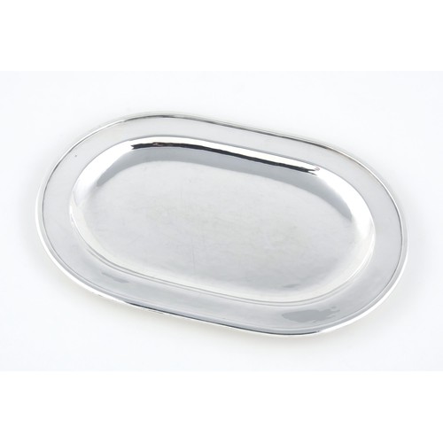 333 - A SILVER TRAY, JOBART AND CO, LONDON, MODERN