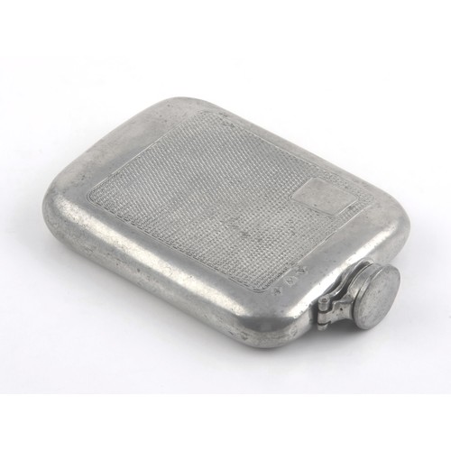 407 - AN ELECTROPLATE HIP FLASK, SHEFFIELD