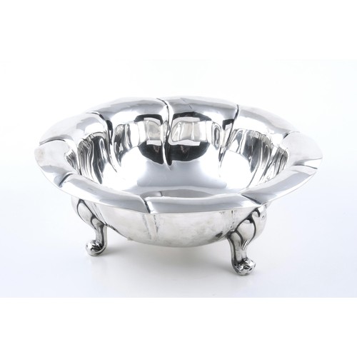 181 - A SILVER FRUIT DISH, USA STANDARD