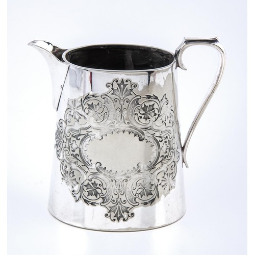 416 - AN ELECTROPLATE MILK JUG, MARTIN AND CO, LONDON, 1880