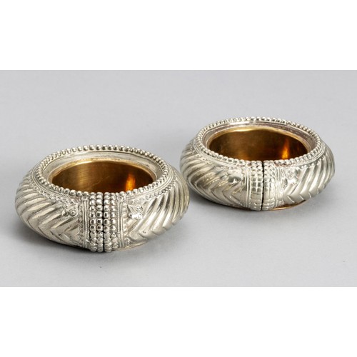 836 - A PAIR OF ELECTROPLATE WINE COASTERS