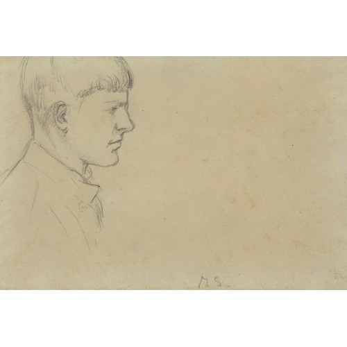 459 - Maud Frances Eyston Sumner (South African 1902 - 1985) STUDY SKETCH OF A MAN