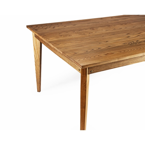 63 - AN ASH BERGEN DINING TABLE