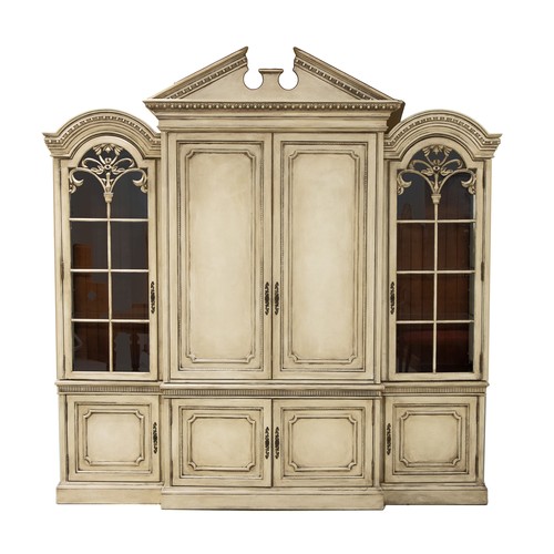 298 - A PAINTED WOODEN CABINET, MODERN