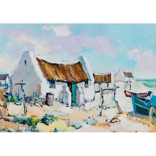 85 - Jan de Waal (South African 20th Century) ARNISTION COTTAGES