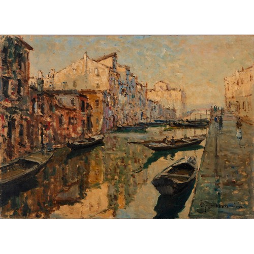 65 - Unknown artist (Italian 20th Century) VENICE STREET SCENE