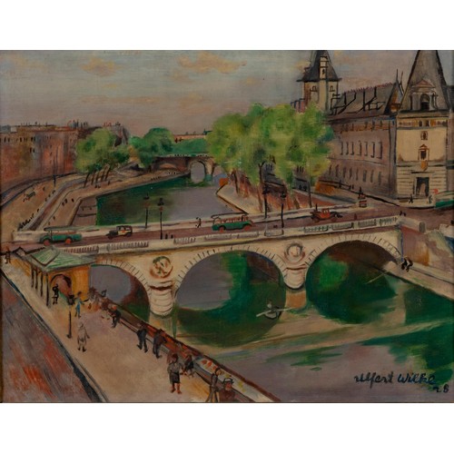 64 - Ulfert Wilke (American/German 1907 - 1987) EUROPEAN CANAL