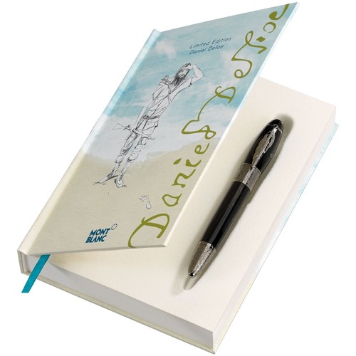 4 - A MONTBLANC WRITERS EDITION 'DANIEL DEFOE' BALLPOINT PEN