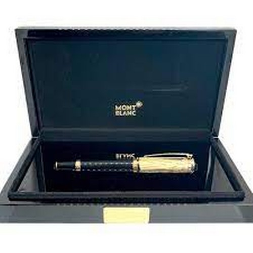 16 - A MONTBLANC LIMITED EDITION 'HENRY E STEINWAY' FOUNTAIN PEN