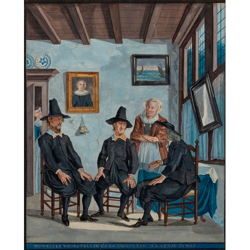 63 - Unknown Artist (Dutch 20th Century) HUWELYKS VOORSTELLIN AAN DE OUDERS VAN SAARTJEJANSZ