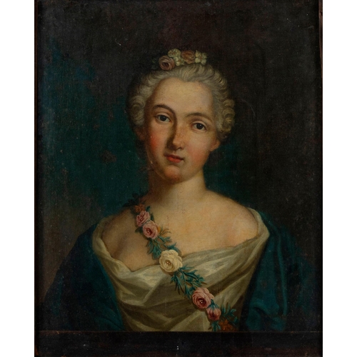 42 - Continental School (18th Century) PORTRAIT OF A LADY