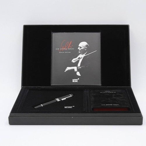 30 - A MONTBLANC SPECIAL EDITION 'SIR GEORG SOLTI' FOUNTAIN PEN