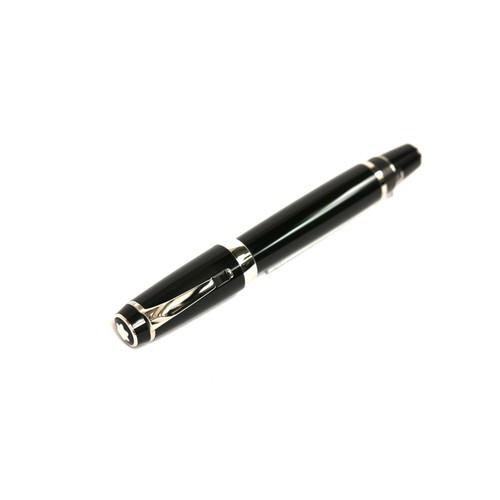 64 - A MONTBLANC BOHEME FOUNTAIN PEN AND ROLLERBALL PEN