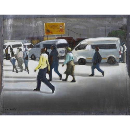 114 - Gerald Tabata (South African 1975 - ) STREET SCENE