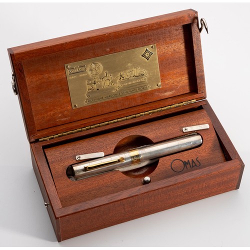 72 - A OMAS ANNI DE RADIO MARCONI COLLECTION LIMITED EDTION FOUNTAIN PEN