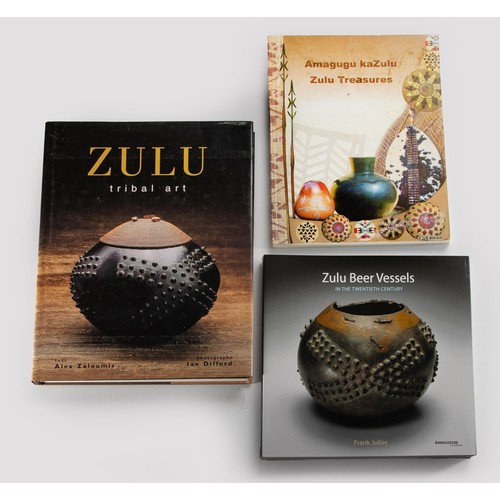 124 - THREE BOOKS ON ZULU ARTS