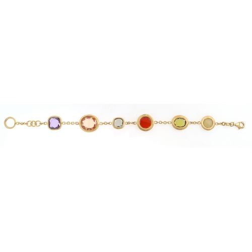 181 - A GEMSTONE BRACELET