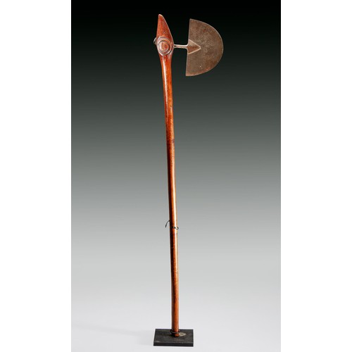 125 - A TSWANA CEREMONIAL AXE, 20th CENTURY, SOUTH AFRICA