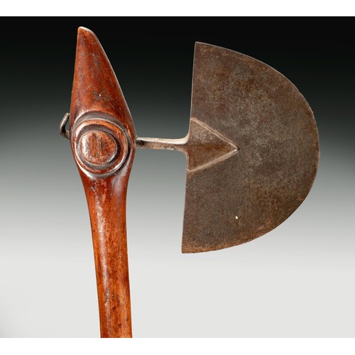 125 - A TSWANA CEREMONIAL AXE, 20th CENTURY, SOUTH AFRICA