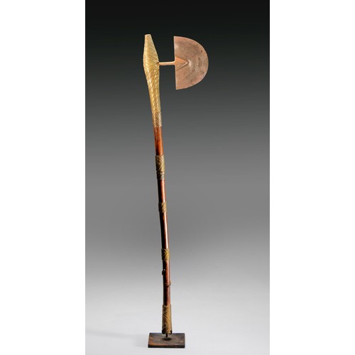 126 - A TSONGA/SHANGAAN CEREMONIAL AXE, 20th CENTURY, SOUTHERN AFRICA