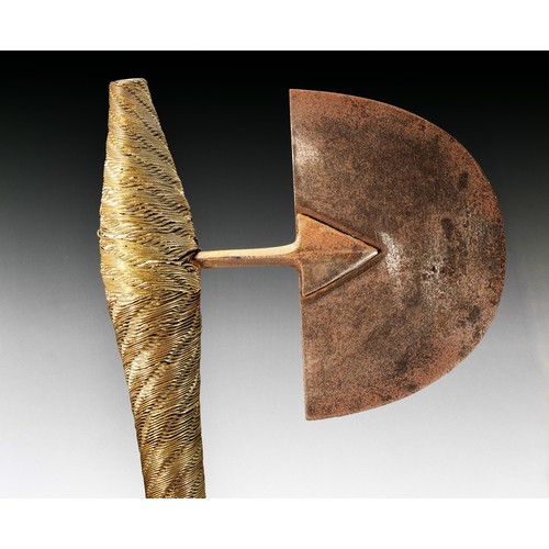 126 - A TSONGA/SHANGAAN CEREMONIAL AXE, 20th CENTURY, SOUTHERN AFRICA