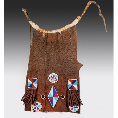 128 - AN NTWANE WOMAN'S FRONT APRON, SOUTH AFRICA, 20th CENTURY