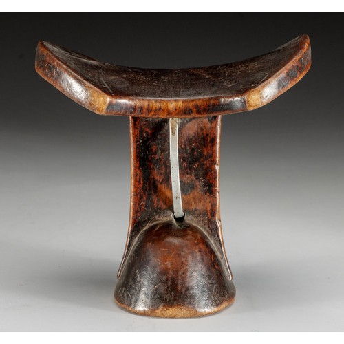 150 - A MURSI HEADREST, ETHIOPIA