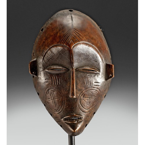 159 - A CHOKWE MASK REPRESENTING A FEMALE ANCESTOR, ZAMBIA/ANGOLA