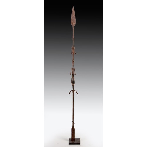 179 - A CULT IRON STAFF, BAMBARA, MALI