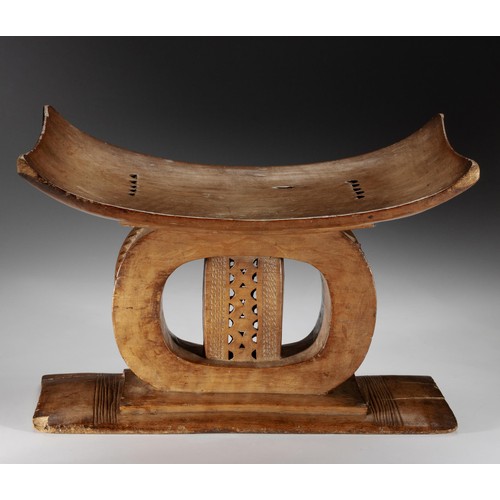 234 - AN ASHANTI STOOL, GHANA