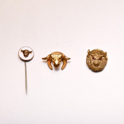 146 - A COLLECTION OF NOVELTY BROOCHES