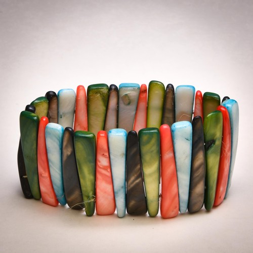 300 - A MUTLI COLOURED BRACELET