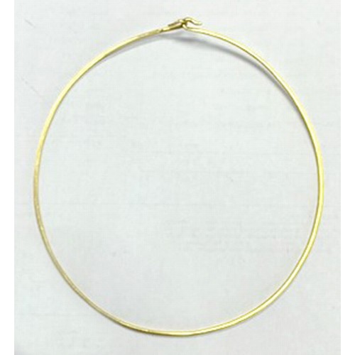 167 - A GOLD COLLAR NECKLACE