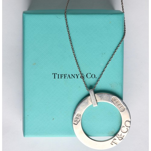 153 - A SILVER TIFFANY AND CO NECKLACE