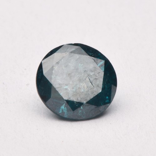 279 - AN UNSET BLUEISH GREENISH DIAMOND, 1,12 CARATS