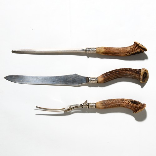 272 - A CARVING SET, E. M. DICKINSON, SHEFFIELD