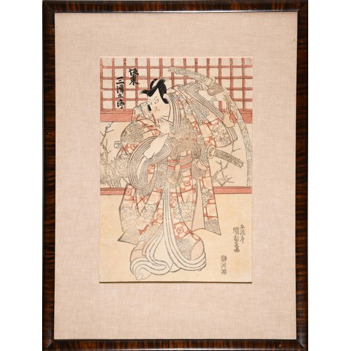 1018 - AN EDO PERIOD JAPANESE WOODBLOCK PRINT