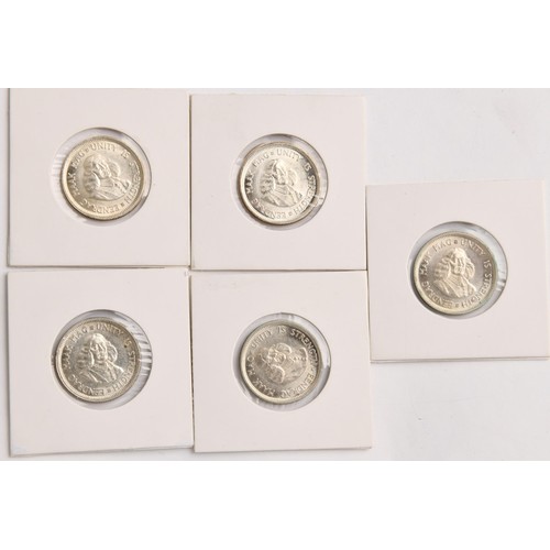 656 - A COLLECTION OF SEALED SILVER COINS 