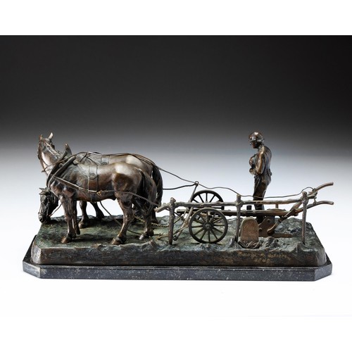 1097 - 'THE BOER FARMER', BRONZE, LATE 19TH CENTURY