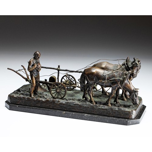 1097 - 'THE BOER FARMER', BRONZE, LATE 19TH CENTURY