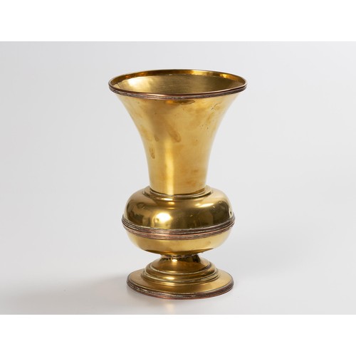 479 - A BRASS PLATED SPITTOON