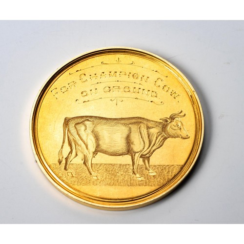 464 - A 15CT GOLD MEDAL, ARTHUR FENWICK, BIRMINGHAM