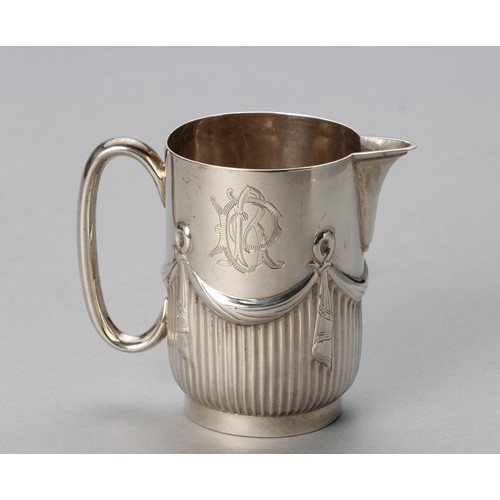 788 - AN EDWARD VII SILVER MILK JUG, ROBERTS AND BELK, SHEFFIELD, 1903