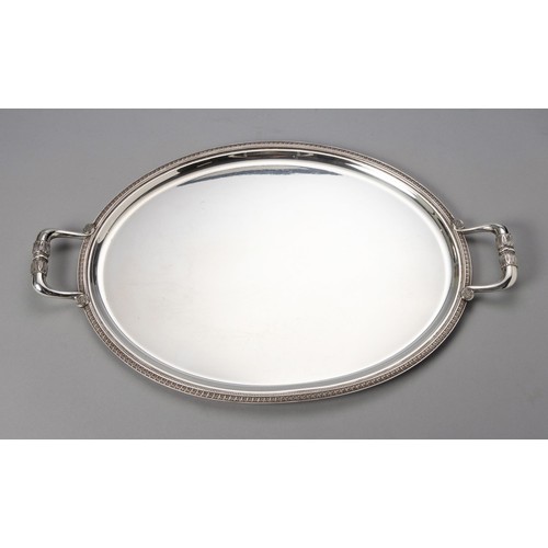 859 - AN ELECTROPLATE TRAY, CHRISTOFLE